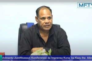 CRAM halao Komferensia da Imprensa Kona ba Kazu iha Aileu Relasiona ho Kapturasaun husi PNTL