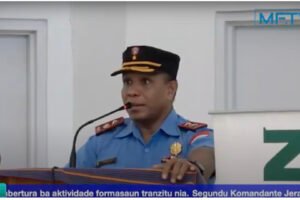 Segundu Komandante Jeral halo abertura ba aktividade formasaun tranzitu nia